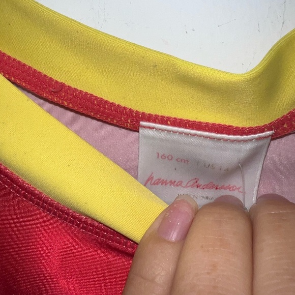 HANNA Andersson Colorful Kids Swim Shirt RASH GUARD size 14 - Picture 8 of 12